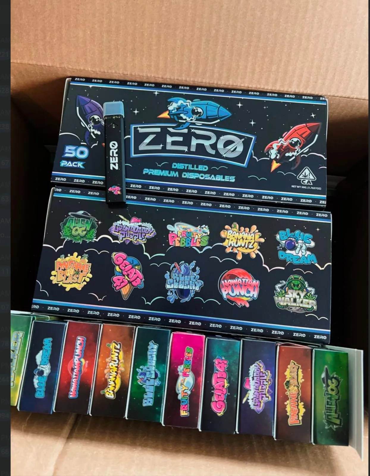 online Buy Zero Gravity disposable with packaging from 420cbdsupply.com
