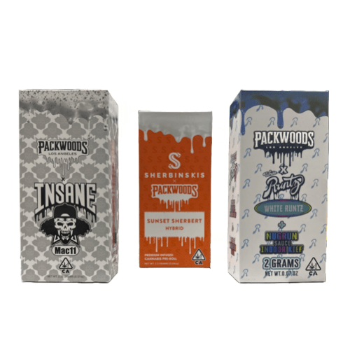 PACKWOODS INFUSED PREROLLS 2g. Limited Edition 420 Delivery (323) 8001985