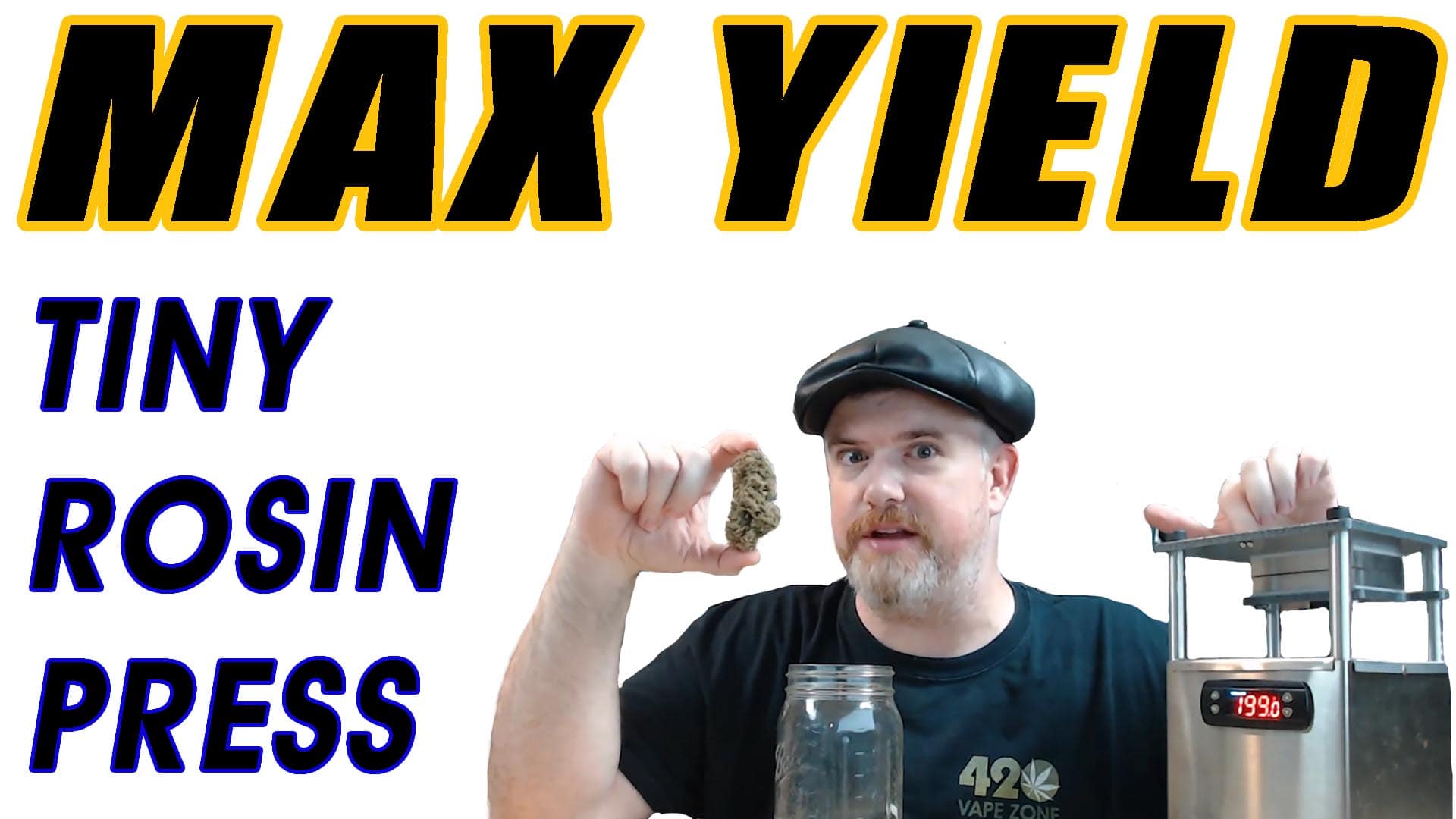 Tips for MAXIMUM ROSIN YIELD with the ROSINBOMB ROCKET 420 VapeZone