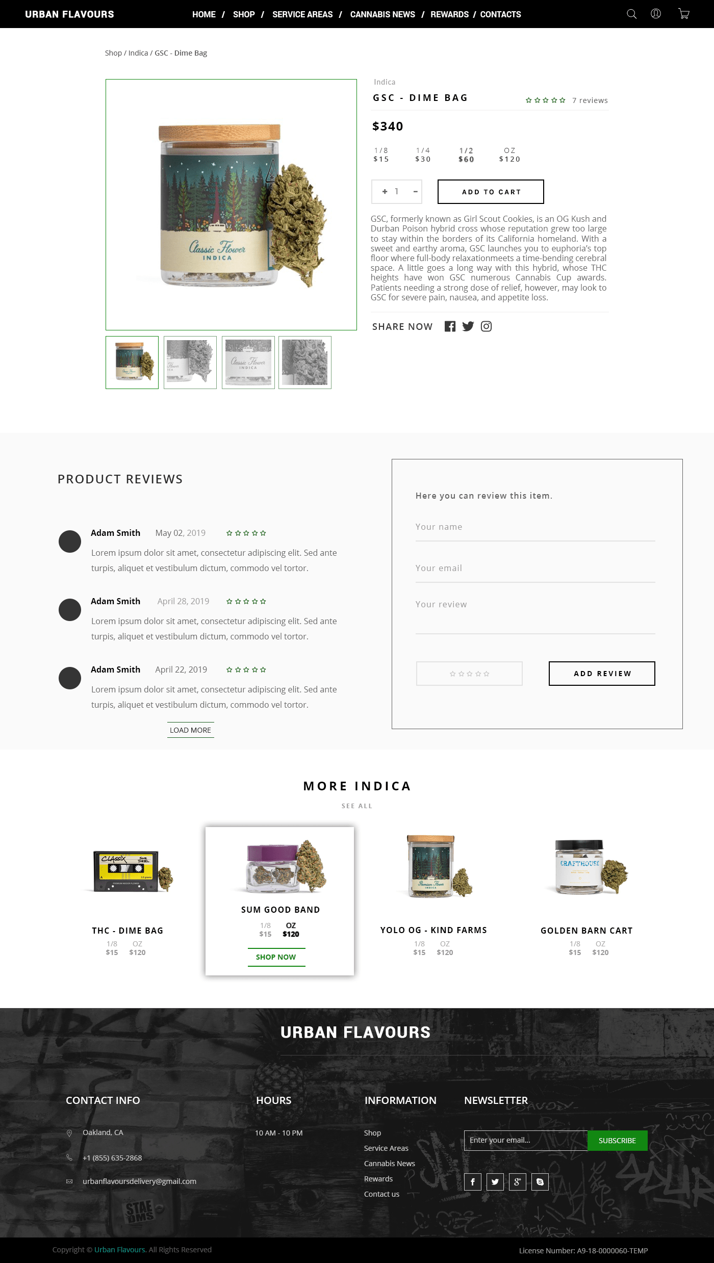 Urban Flavours 420  Pros Cannabis  Design & Marketing