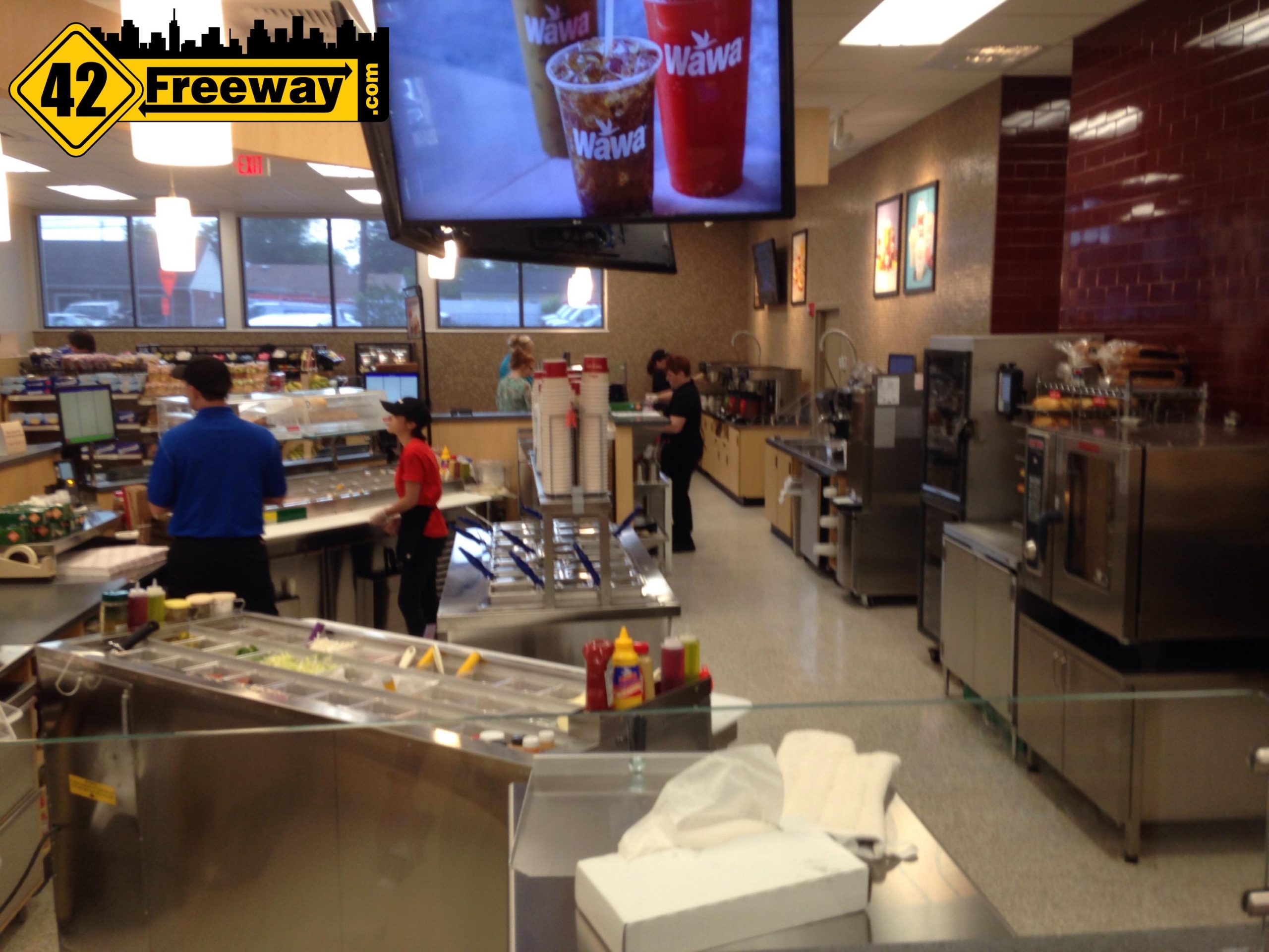 Bellmawr Super Wawa is Open! 10 pics. Interesting Changes 42 Freeway
