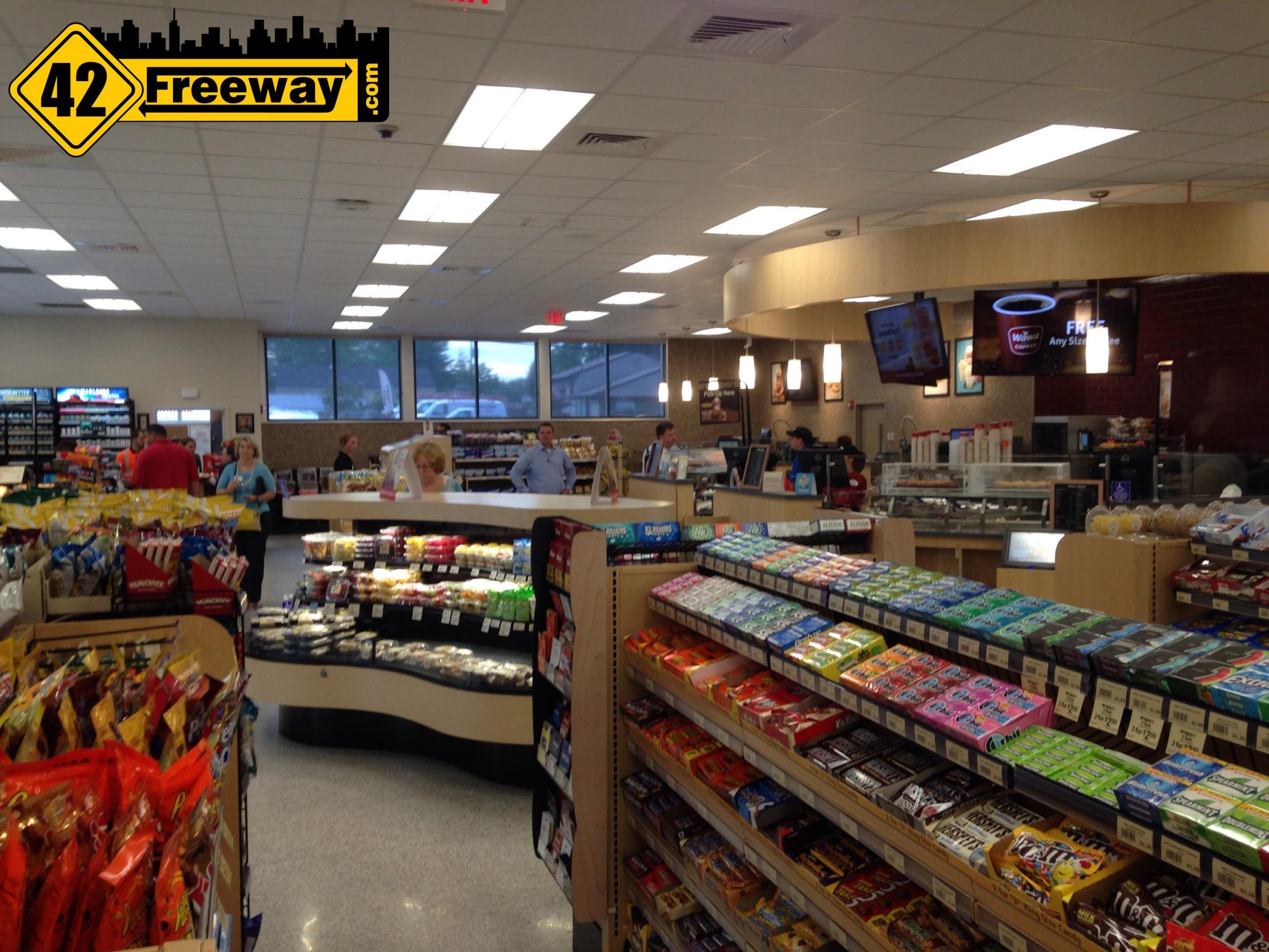 Bellmawr Super Wawa is Open! 10 pics. Interesting Changes 42 Freeway