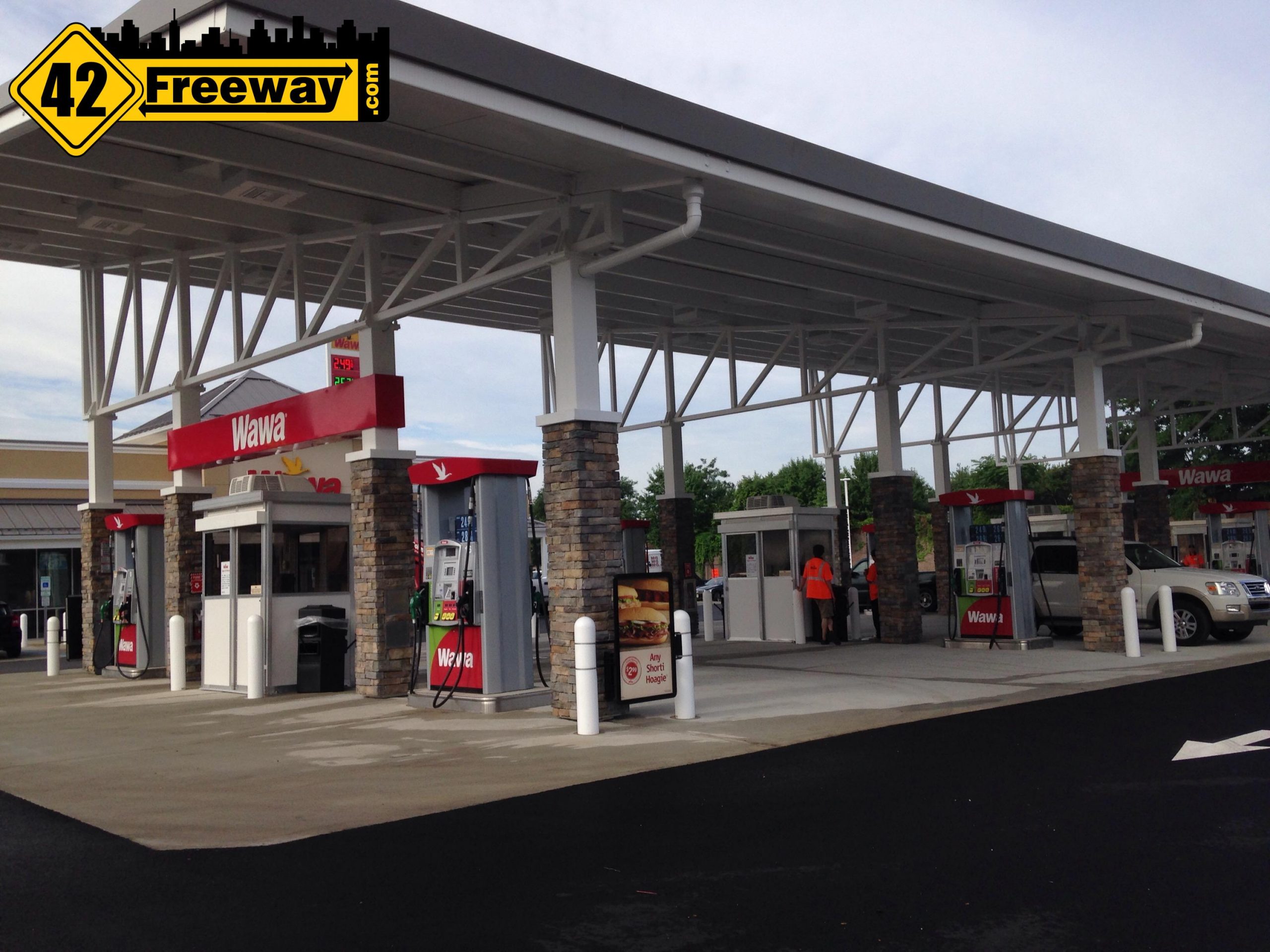 Bellmawr Super Wawa is Open! 10 pics. Interesting Changes 42 Freeway