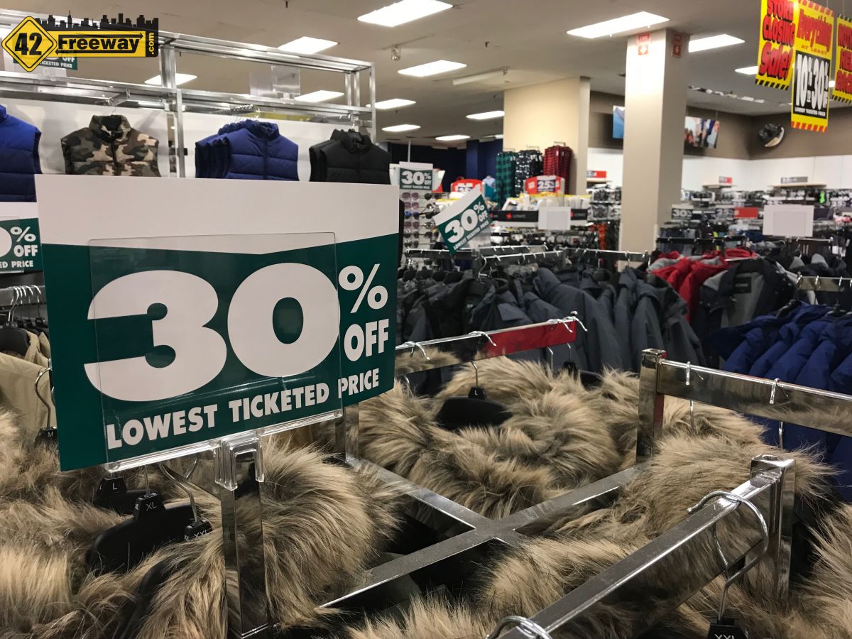 Sears in Deptford Mall Closing Sale 30 Off Most Clothing with Good
