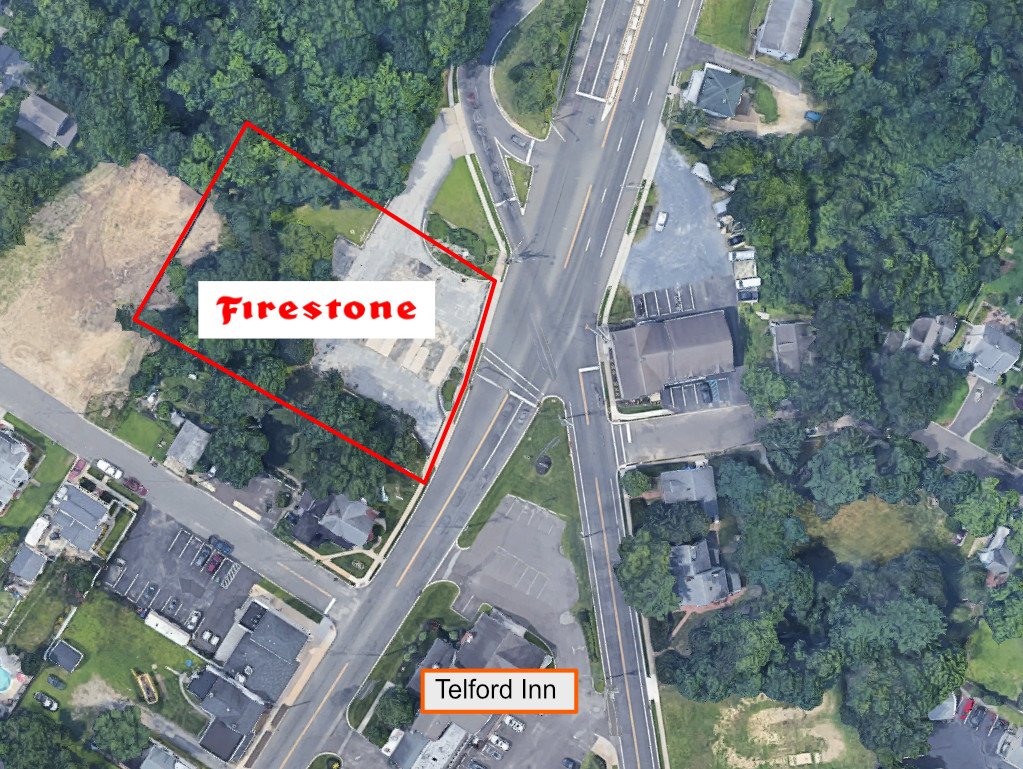 Firestone Tire Center Proposed For Mantua's Rt 45 at Former Lukoil Site