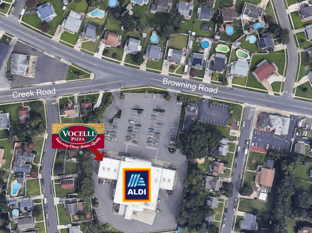 Vocelli Pizza Coming to Bellmawr. Aldi Shopping Center 42 Freeway