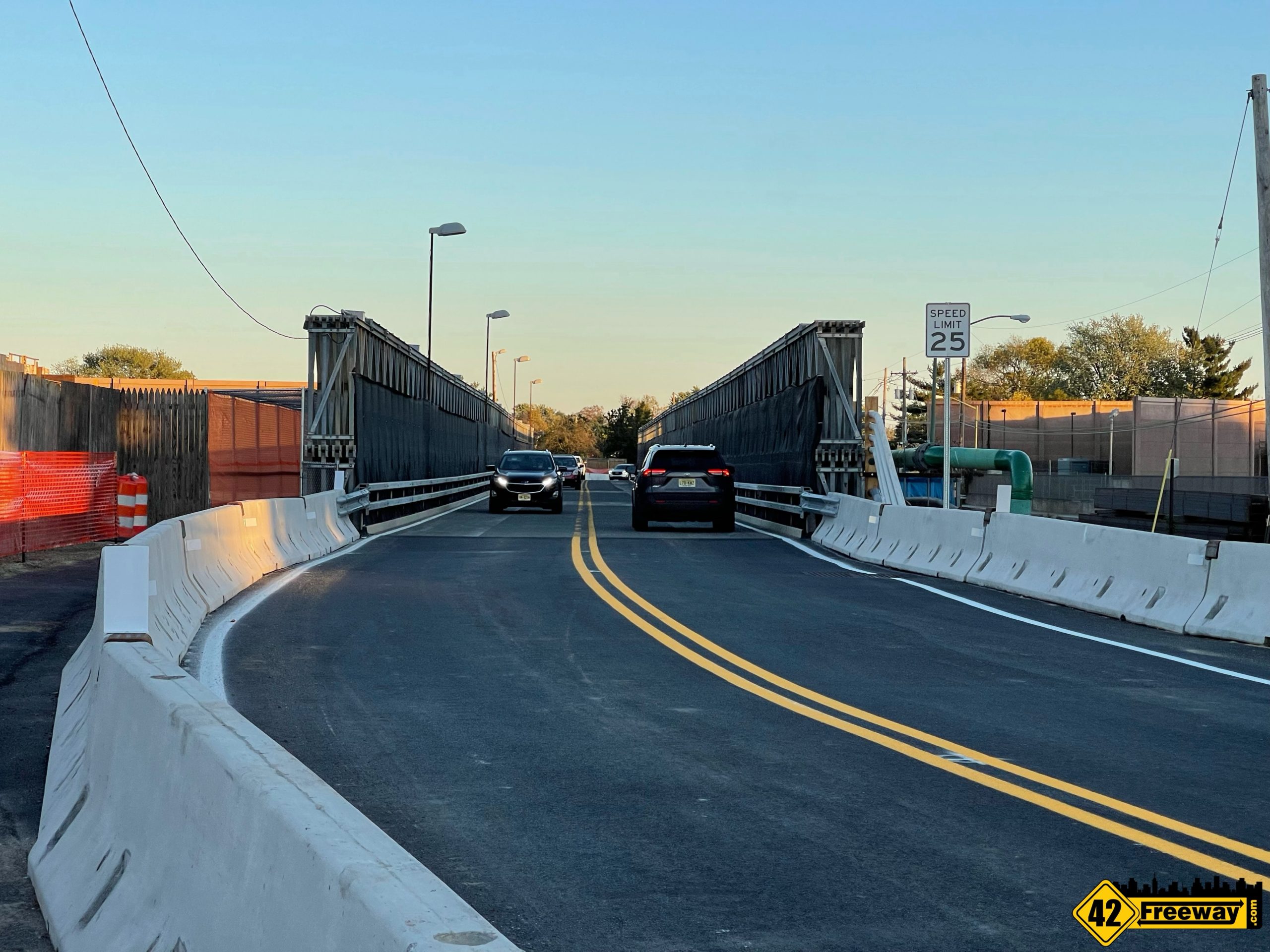 The Bellmawr Temporary Browning Road Bridge Is Open, and We Walk It