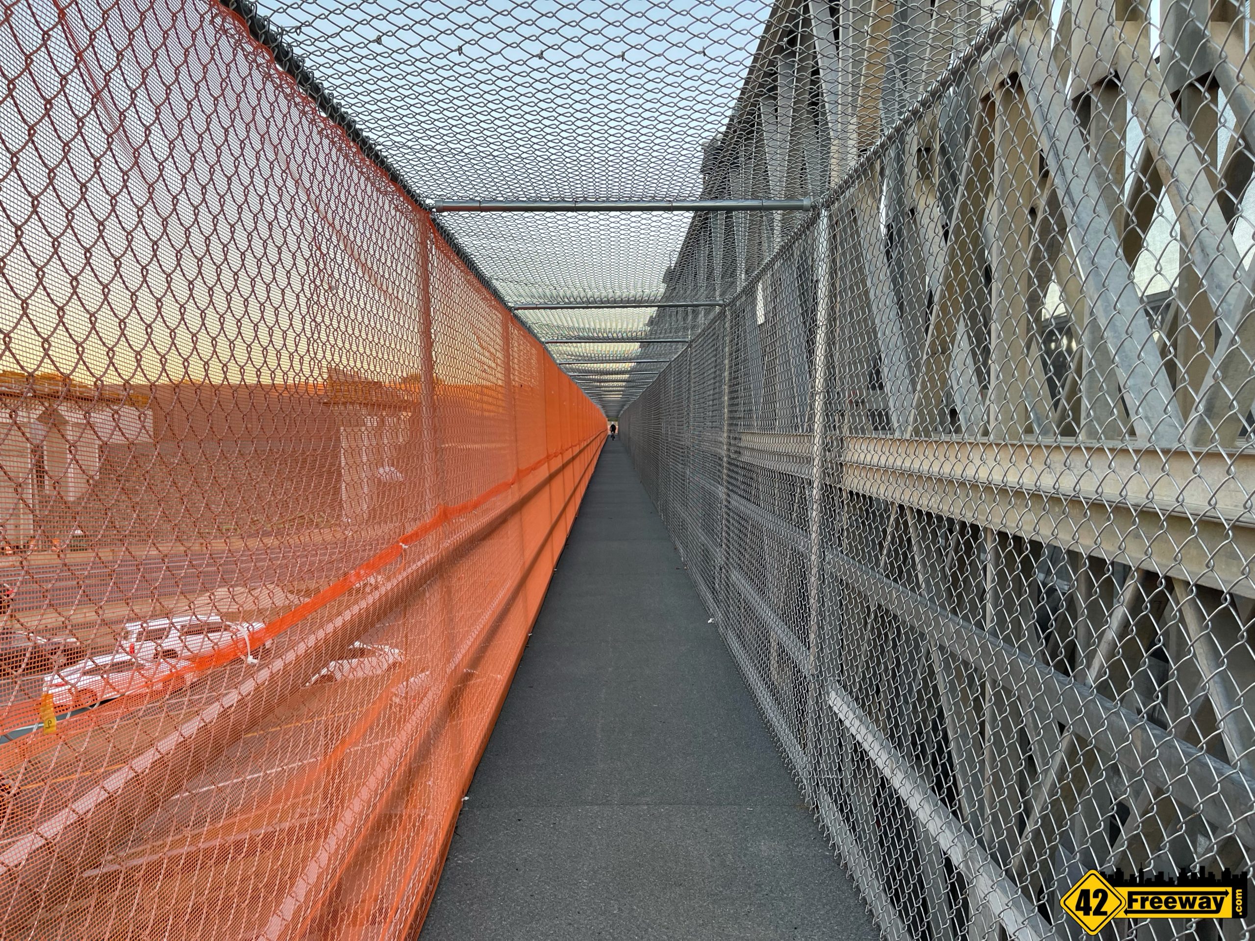 The Bellmawr Temporary Browning Road Bridge Is Open, and We Walk It