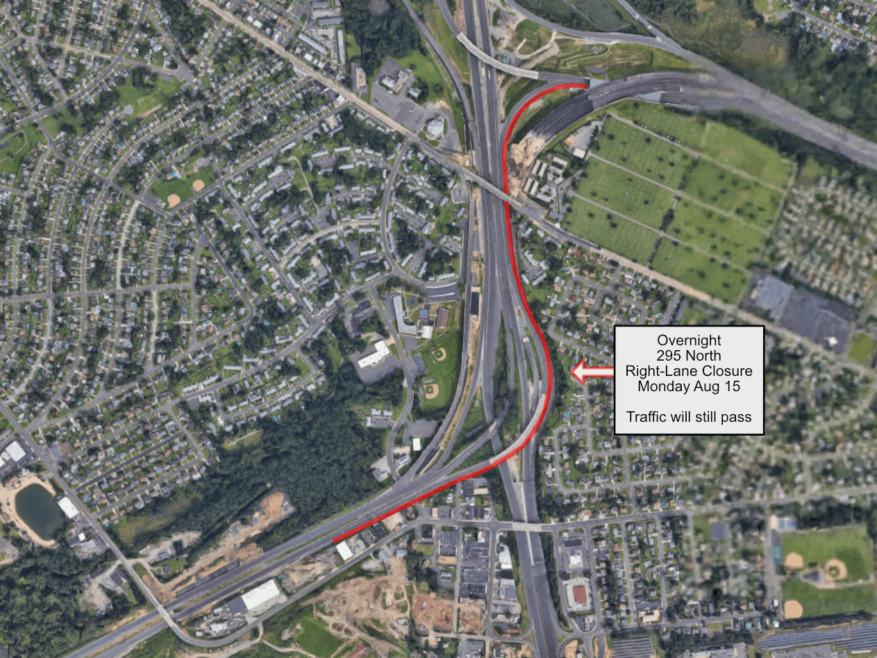 NJDOT on Direct Connection "Reconstruction of the wall is expected to