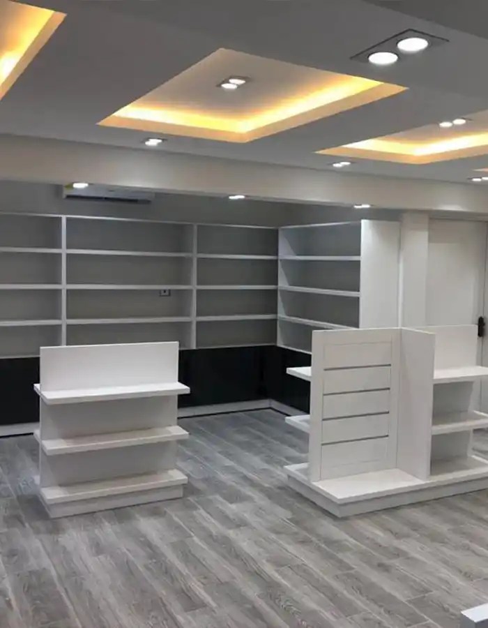 Wooden Pharmacy Shelves Manufacturer in Accra, Ghana