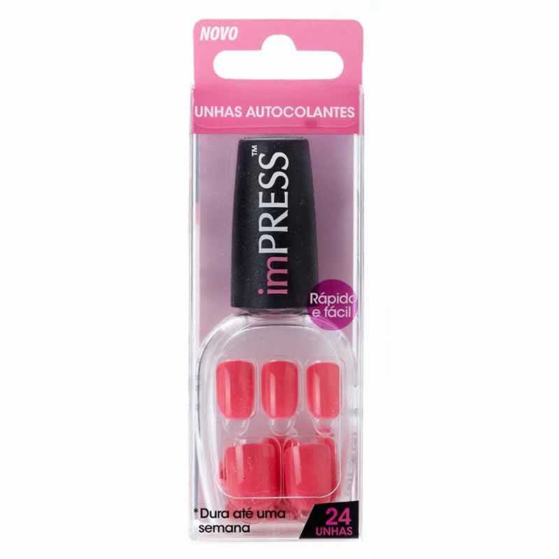 UNHAS POSTIÇAS FIRST KISS AUTOCOLANTES IMPRESS KISS & TELL FBIP160