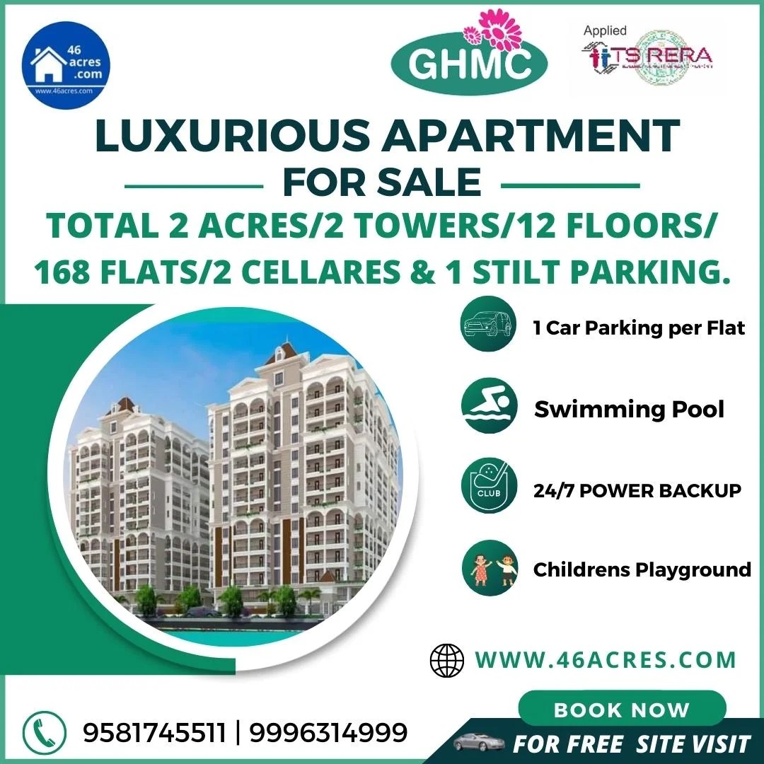 GATED COMMUNITY APARTMENTS PROJECT KONDAPUR