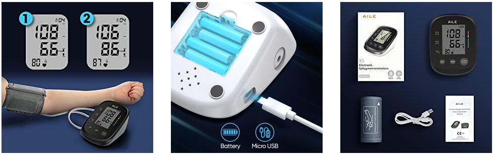 [2022] AILE Blood Pressure Monitor for Home Use;Upper Arm Large Cuff 8.