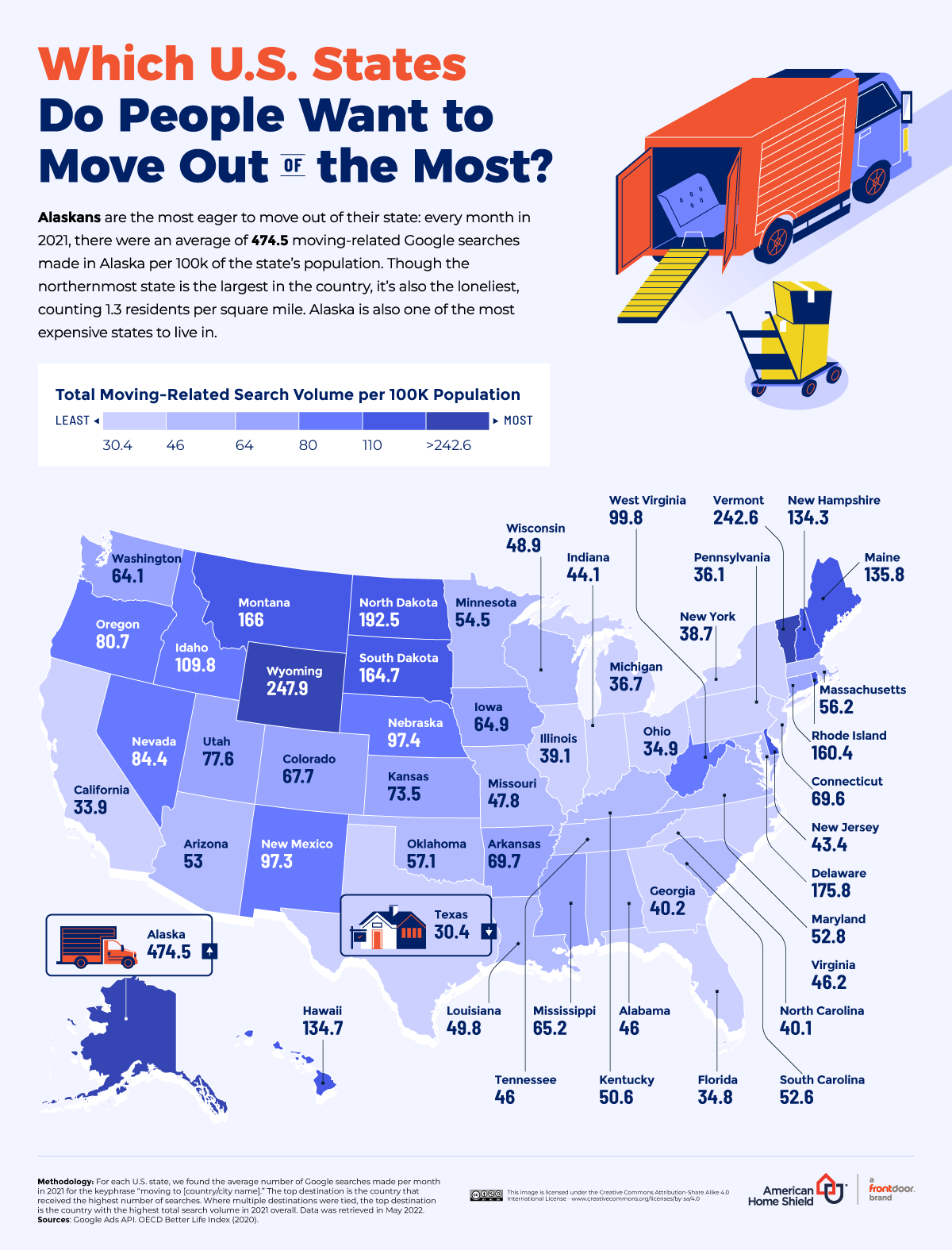 States and Countries U.S. Residents Relocate To AHS