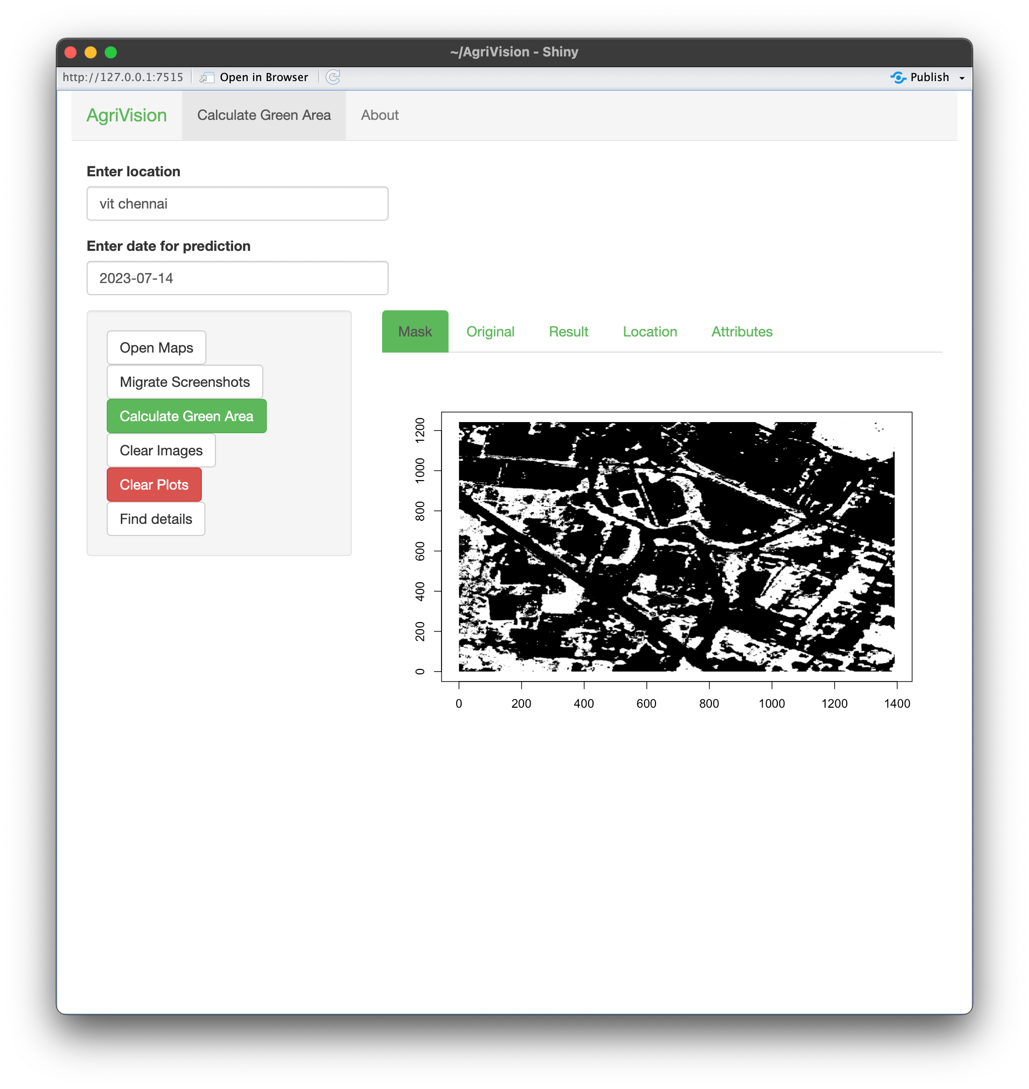 AgriVision A way to find cultivatable lands using satellite imagery