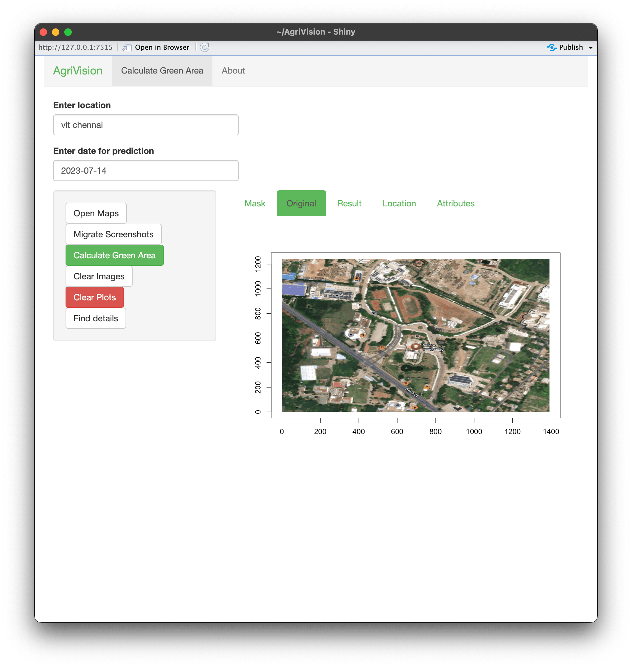 AgriVision A way to find cultivatable lands using satellite imagery