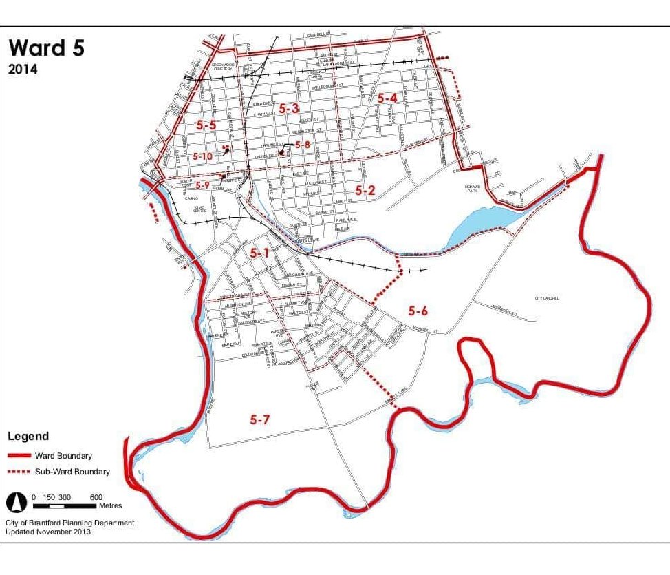 Eagle Place Brantford Map Ward 5 Brantford | The Candidates Care – 4Brant.com