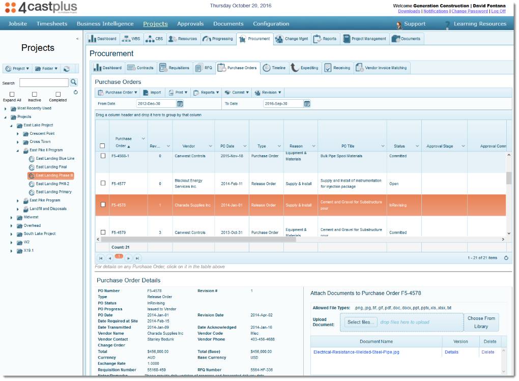 Procurement and contract management Software