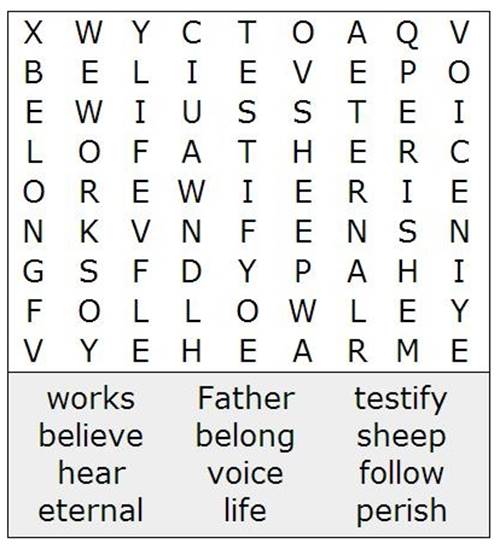 Gospel of John 102730 Clipart, Coloring pages, Puzzles, Children's