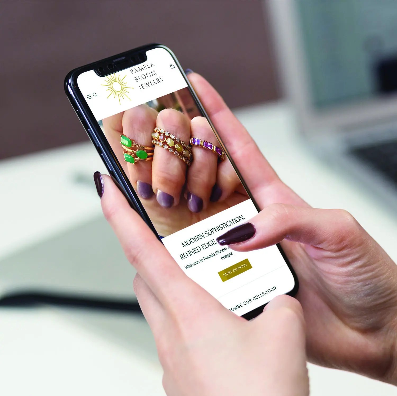 Pamela Bloom Jewelry Retail Projects 4 Elbows Portfolio