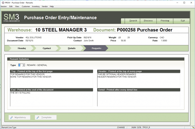 Steel Manager III 4GL Solutions Your Customized Metals Management