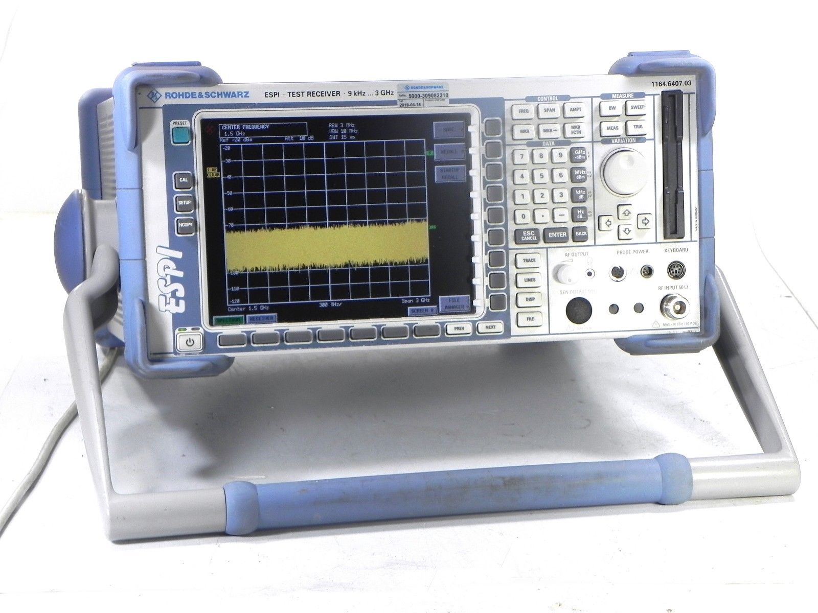 Rohde & Schwarz 1164.6407K03 ESPI 3 Test Receiver 9kHz 3GHz, Opt.B2