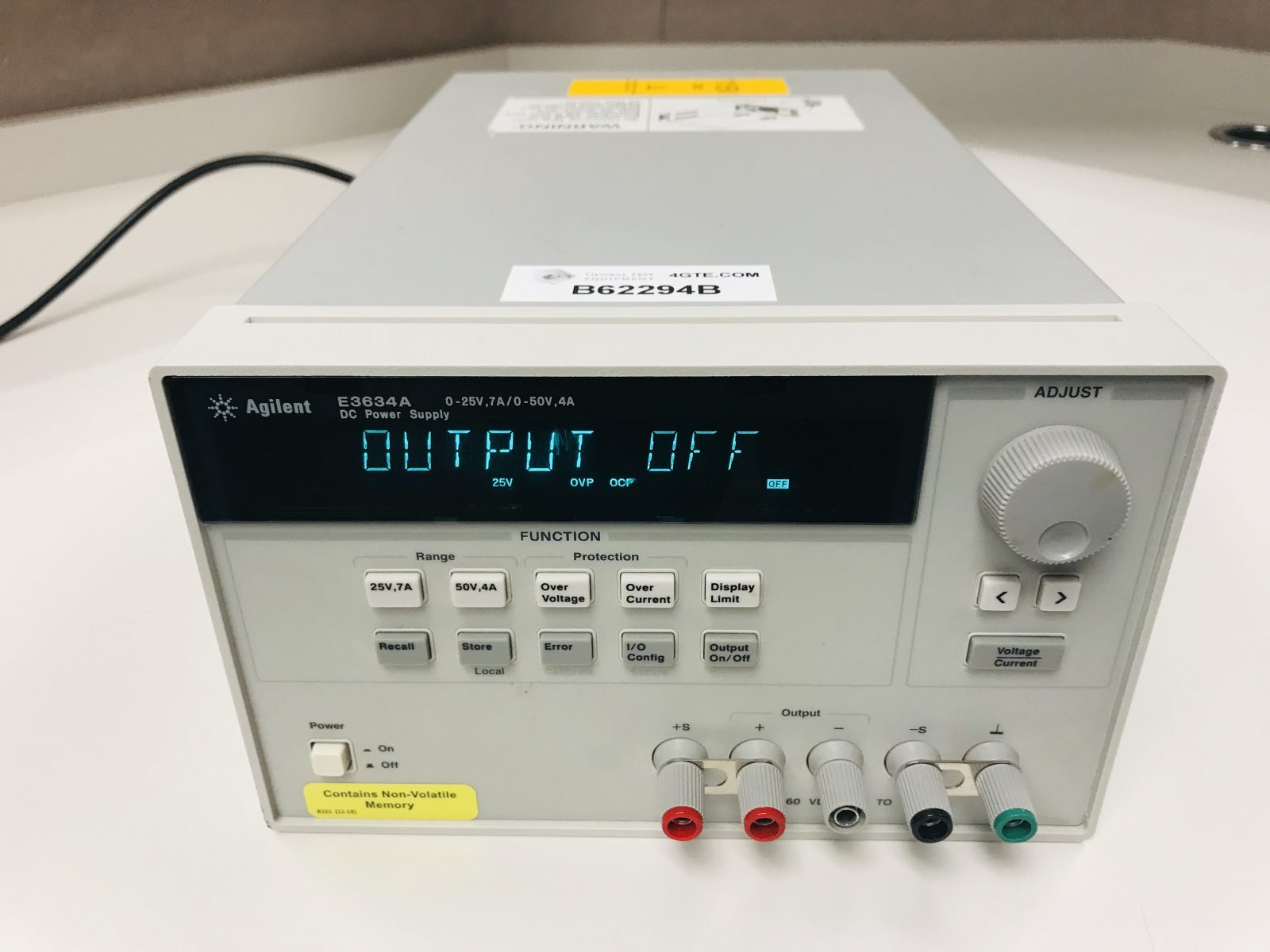 HP/Agilent E3634A 200 W Power Supply, 25V, 7A or 50V, 4A Sell, Rent