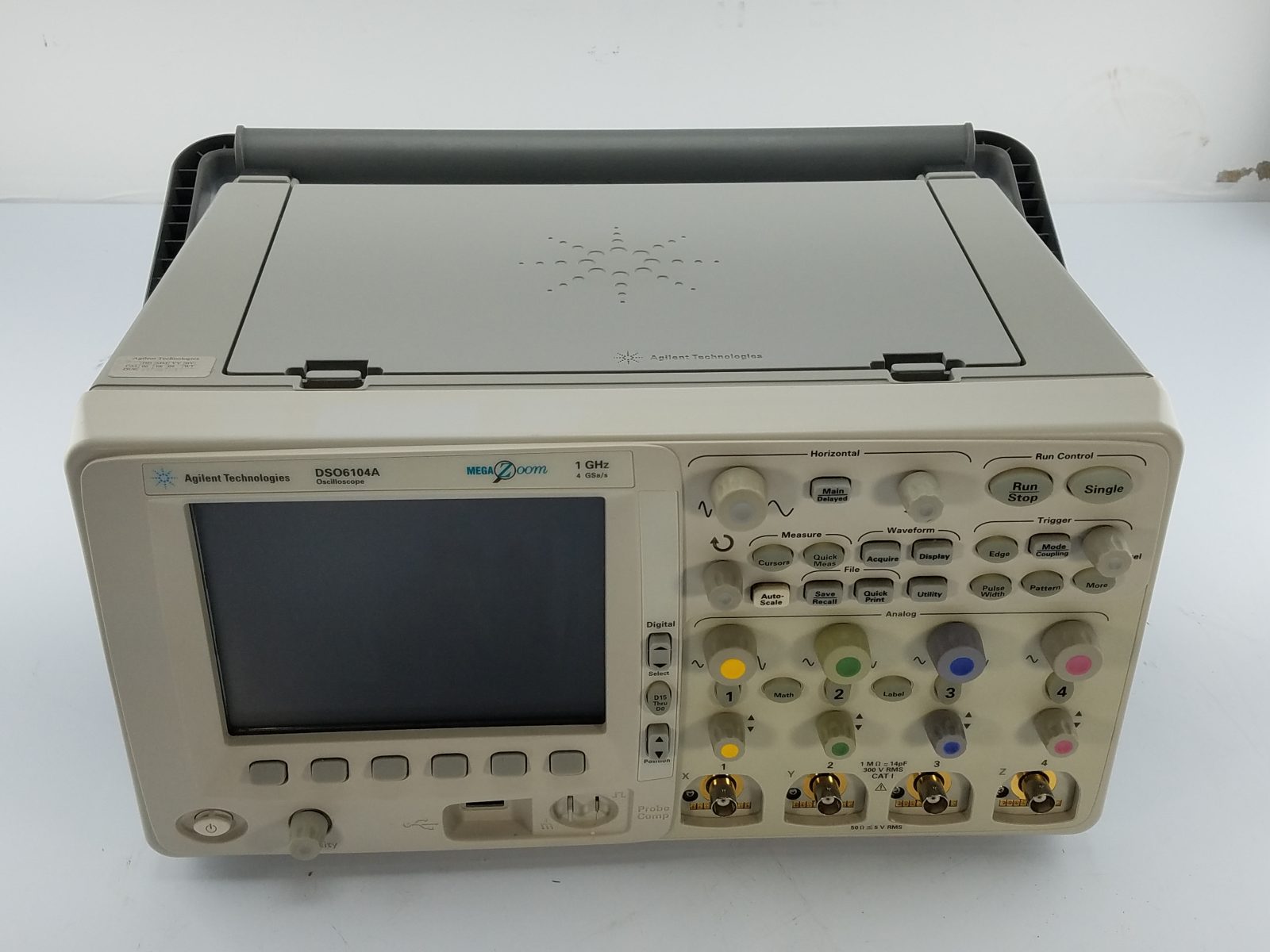 HP/Agilent DSO6104A Oscilloscope, 1 GHz, 4 Channel with (4) 10073C's