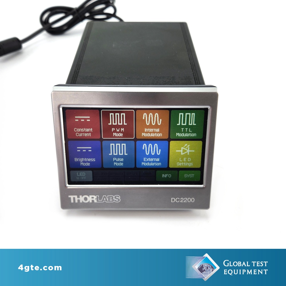 ThorLabs DC2200 HighPower 1Channel LED Driver Global Test Equipment