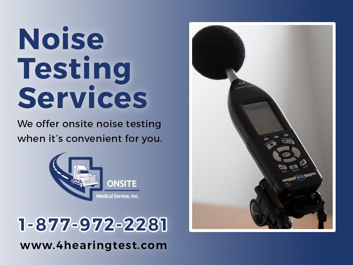 Noise Testing & Sound Level Surveys Onsite Medical WI