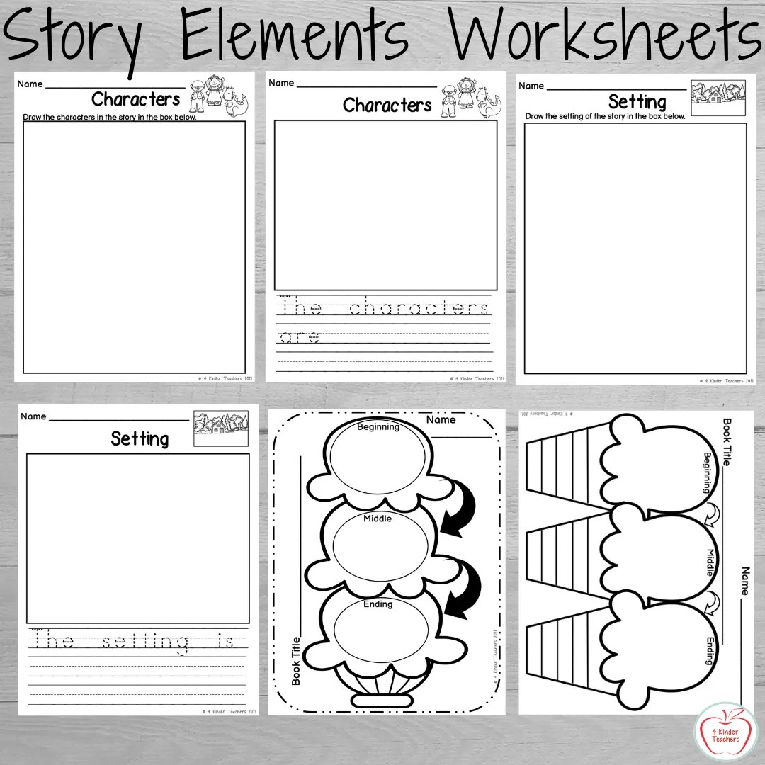 How to Teach Story Elements in Kindergarten 4 Kinder Teachers