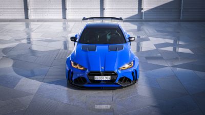 BMW M4 Competition Wallpaper 4K, Dark background, 5K