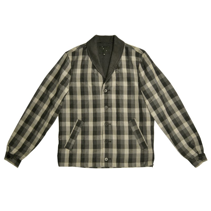 grey check jacket