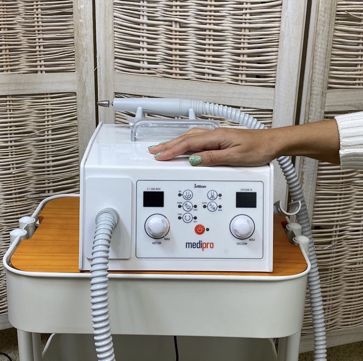 Nail Salon Metal Rolling Cart Masha`s Nails Shop