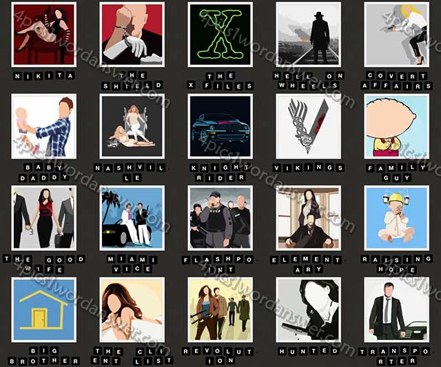 Hi Guess 100 TV Show Level 21 40 Answers 4 Pics 1 Word Daily Puzzle Answers