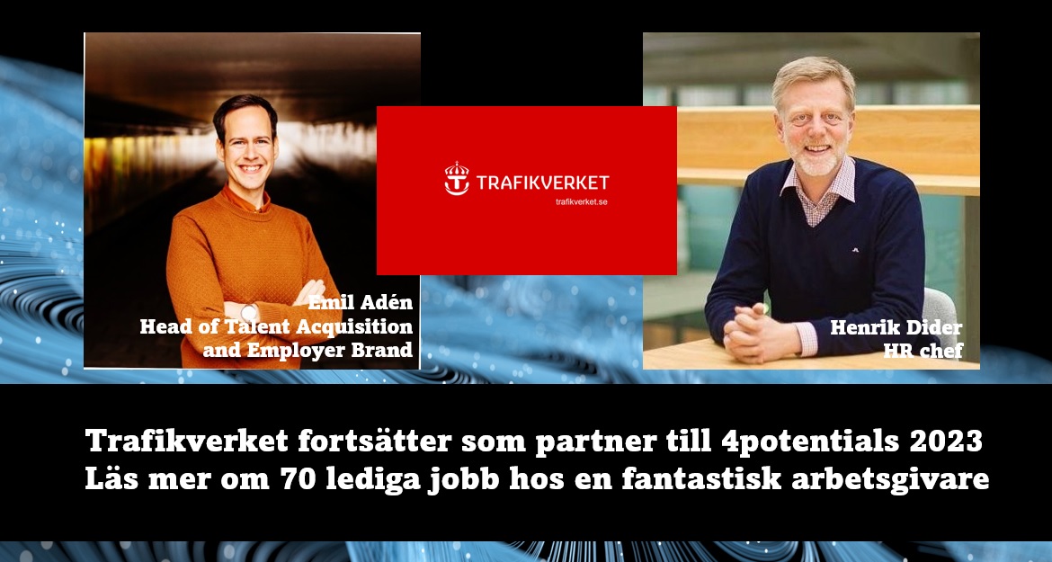 Trafikverket och 4potentials har skrivit på för en ny talangfull resa