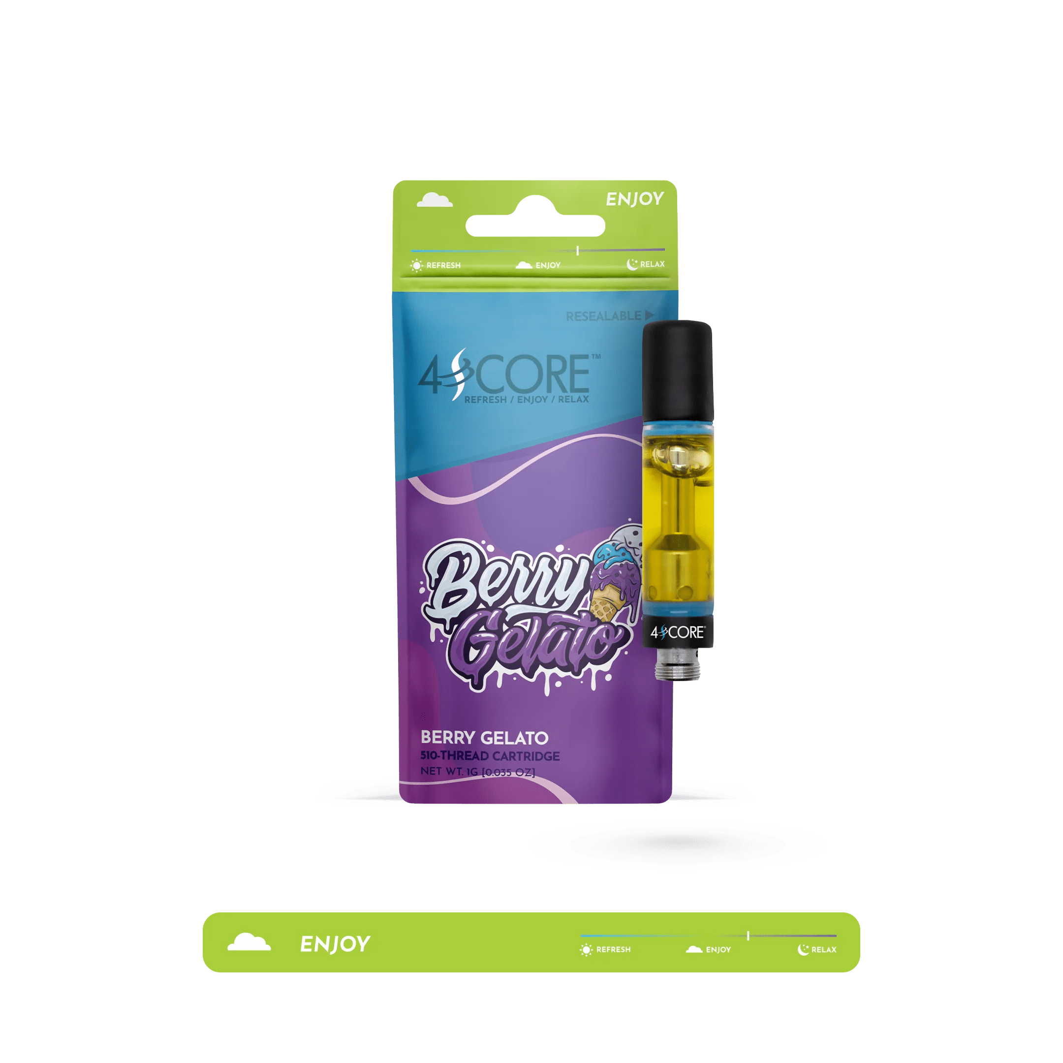 BERRY GELATO CARTRIDGE 4SCORE