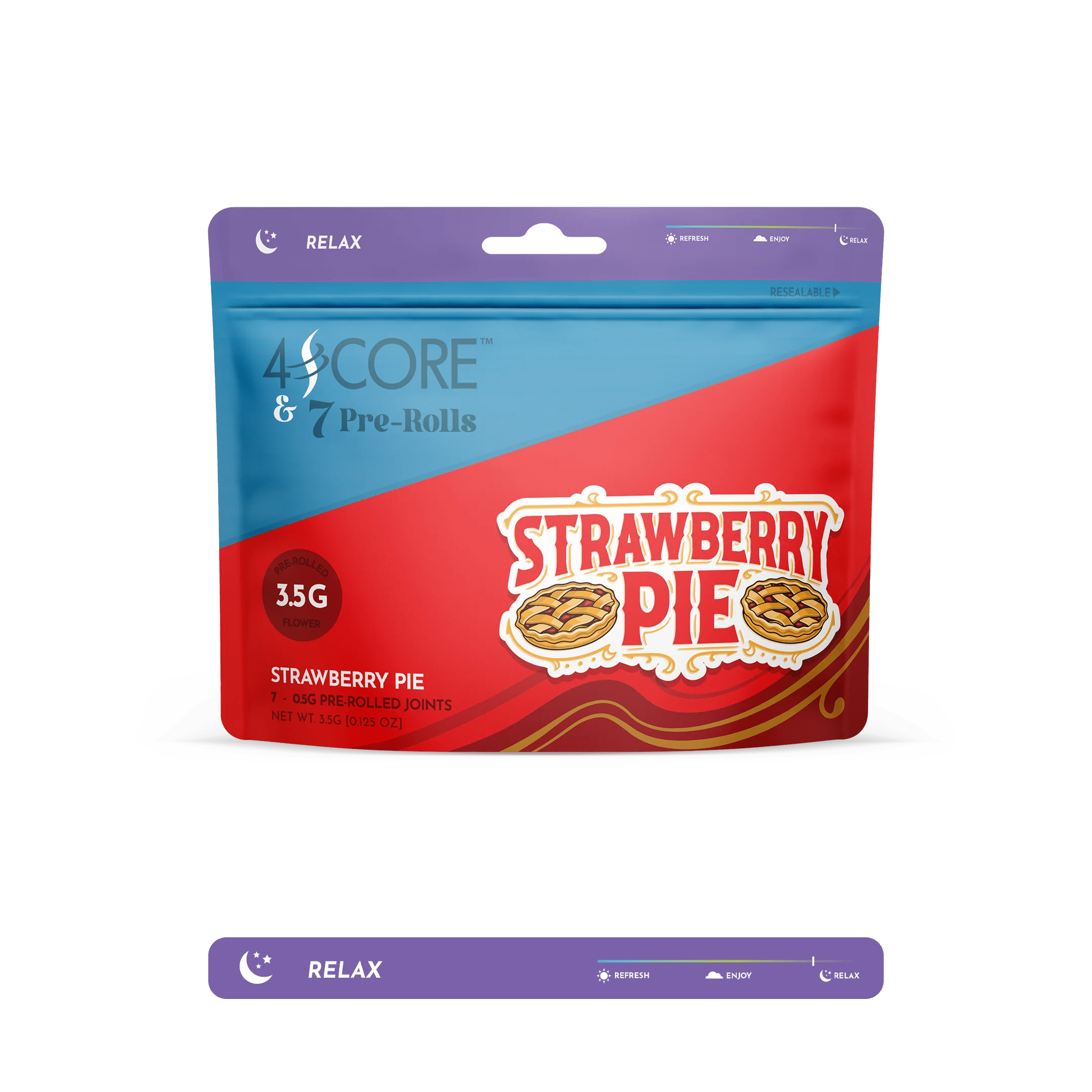 STRAWBERRY PIE 7 PREROLLS 4SCORE