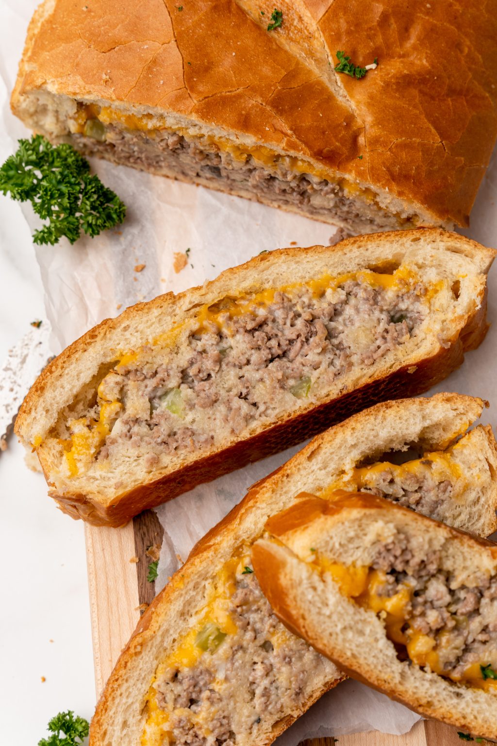Stuffed French Bread 4 Sons 'R' Us