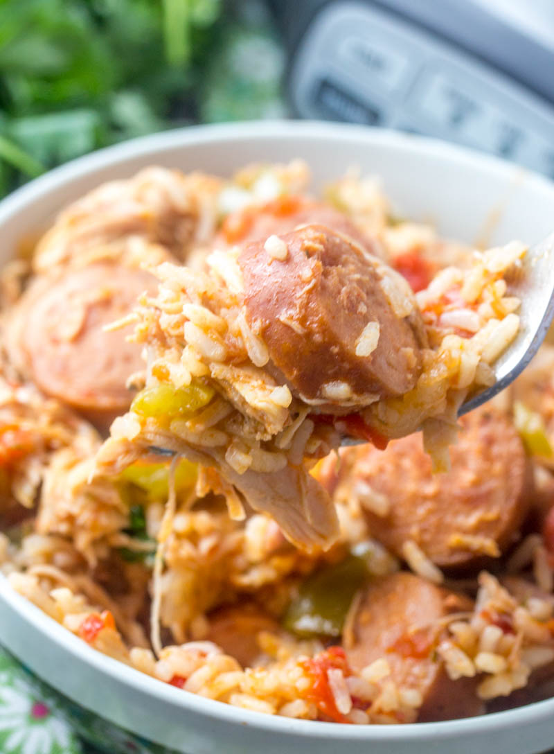 Slow Cooker Chicken Sausage Rice5 4 Sons 'R' Us