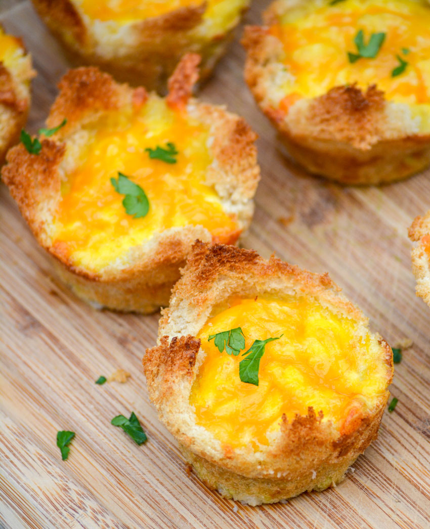 Ham Egg & Cheese Toast Cups 4 Sons 'R' Us