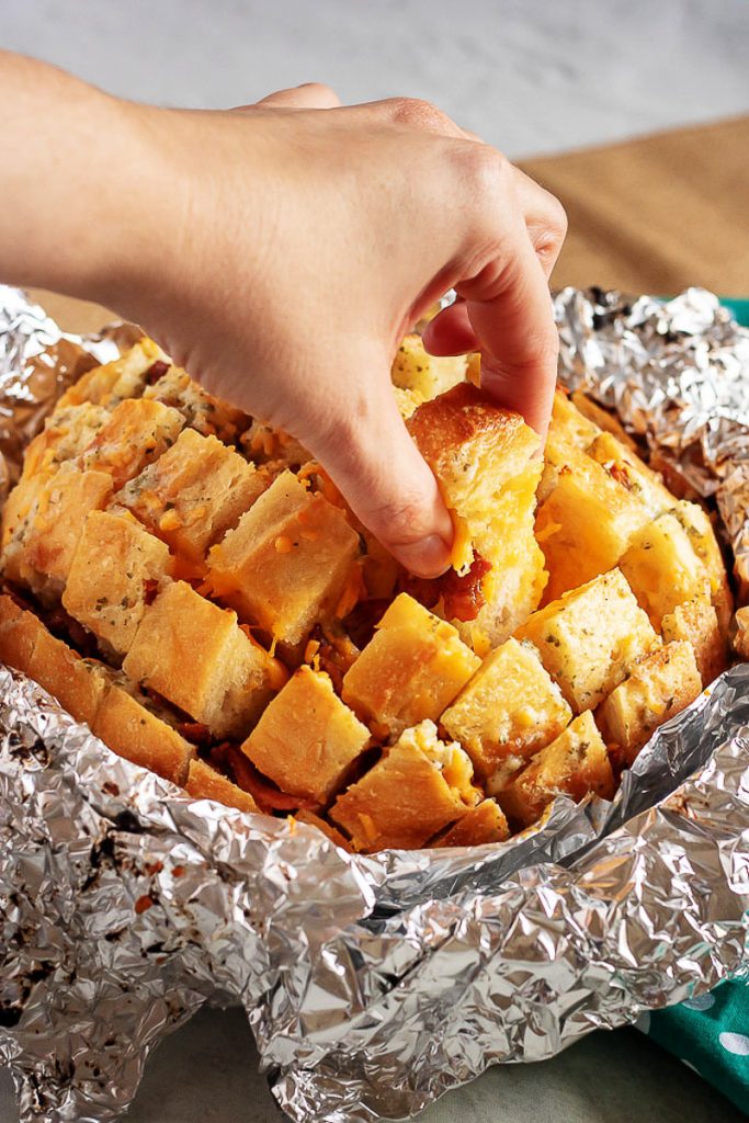 Cheddar Bacon Ranch PullApart Bread 4 Sons 'R' Us