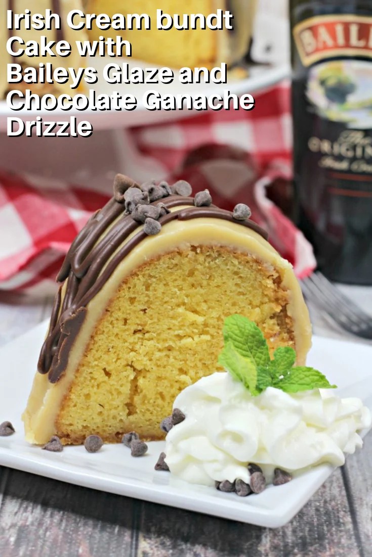 Irish Cream Bundt Cake with Baileys Glaze & Chocolate Ganache 4 Sons