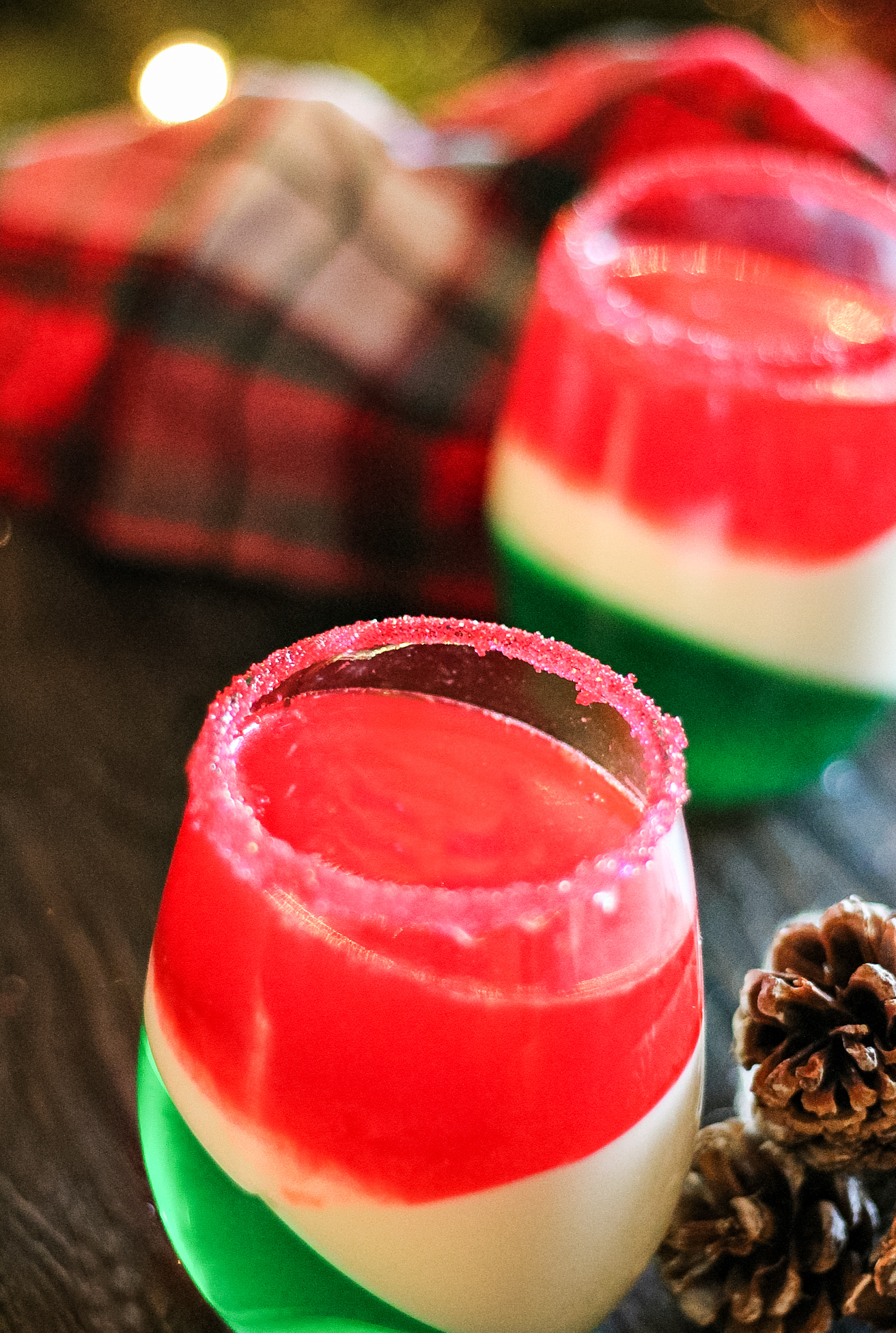 Christmas Jello Cups 4 Sons 'R' Us