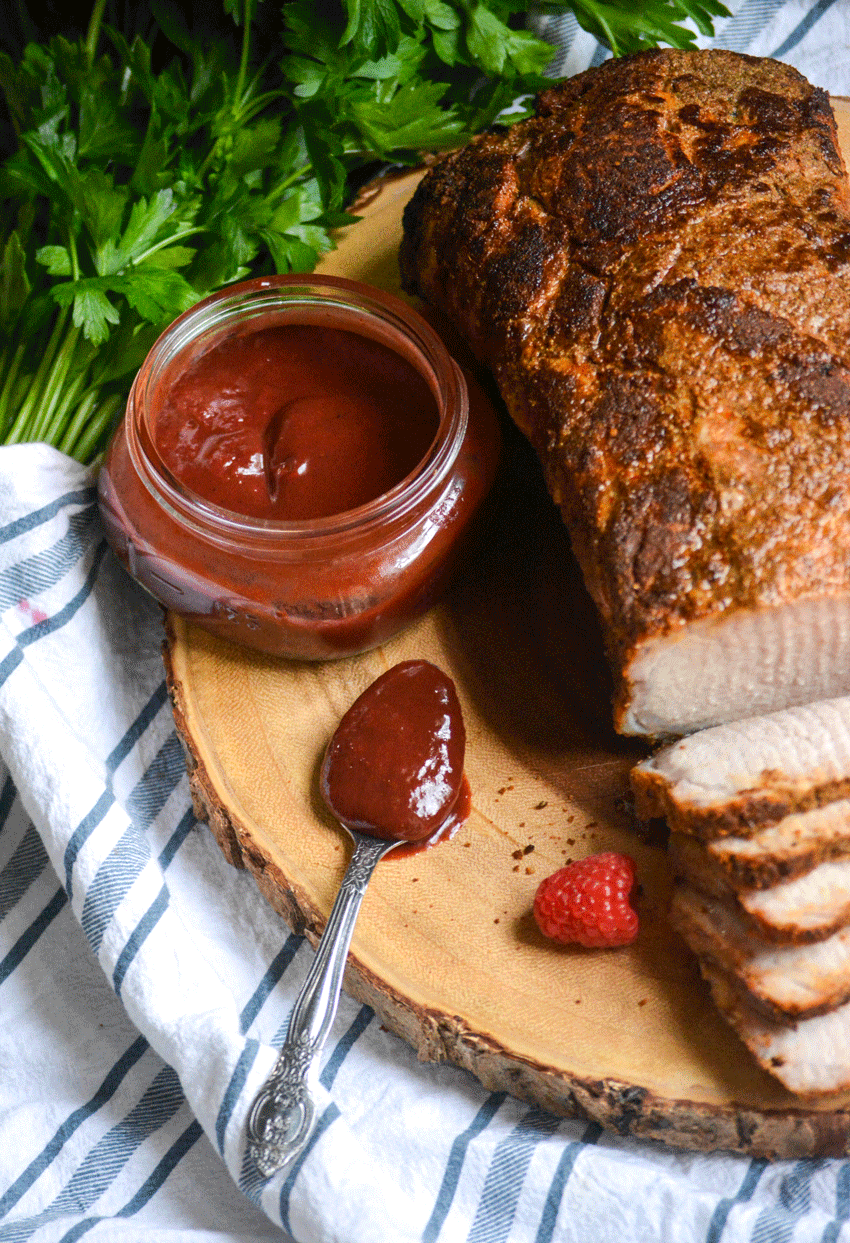 RoastedPorkLoinwithRaspberryDijonSauce6 4 Sons 'R' Us