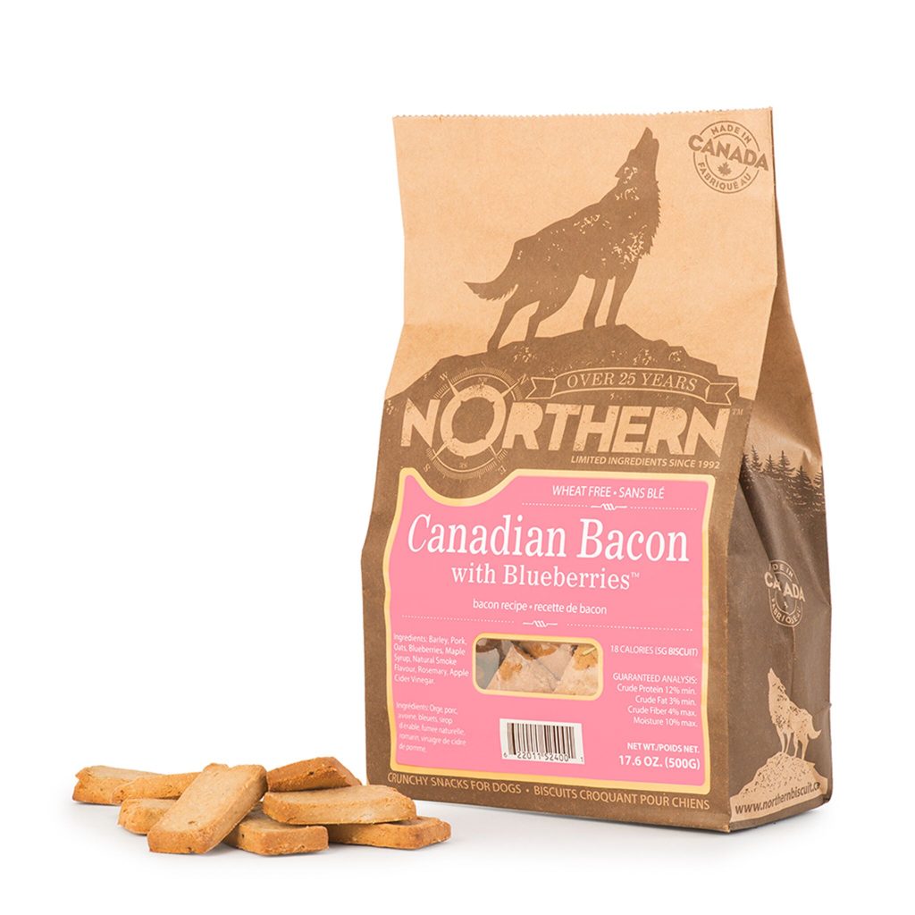Canadian Bacon Wheat Free Biscuits (500g) 4 Strong Paws