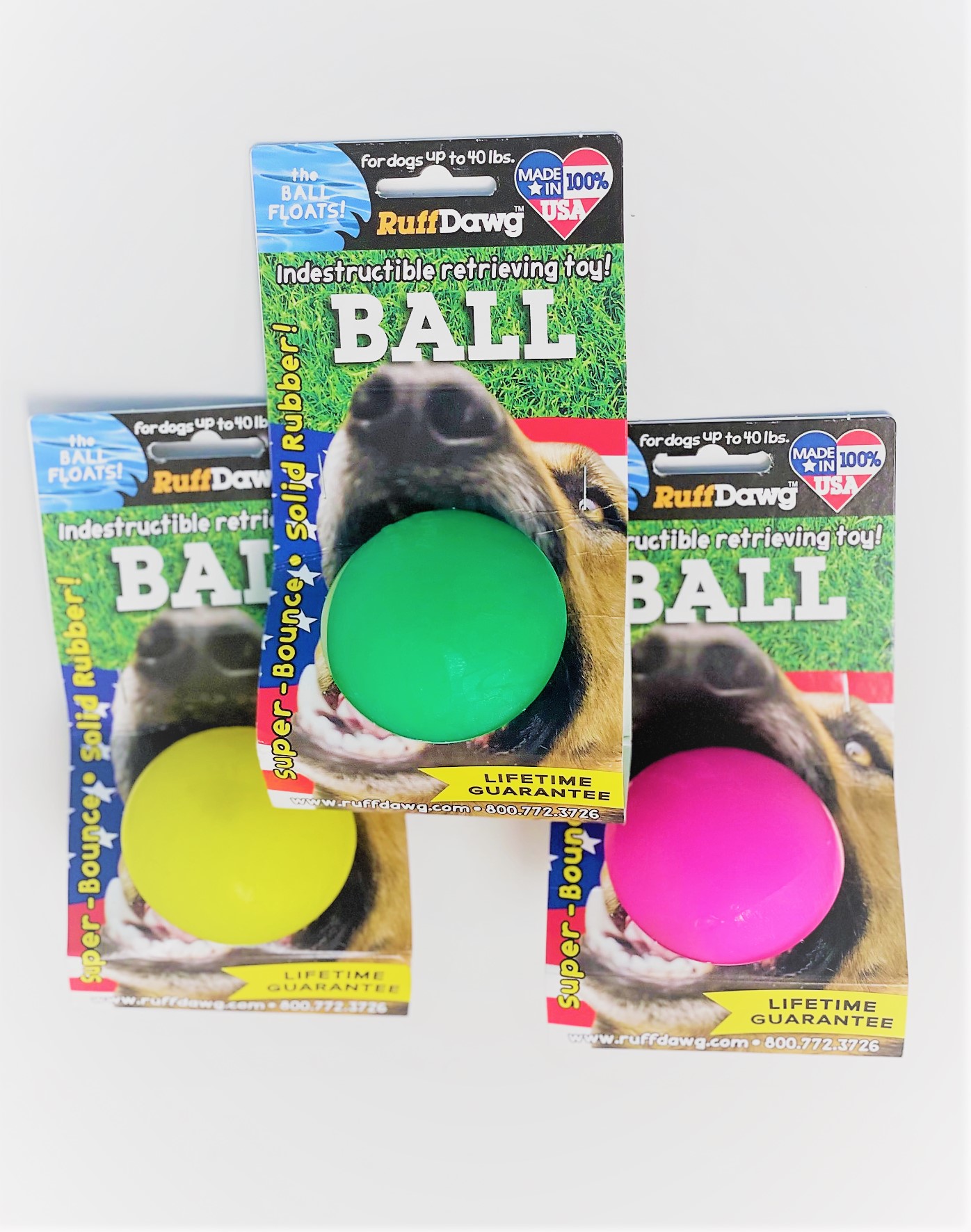 Ruff Dawg Ball for small to medium size dogs 4 Strong Paws