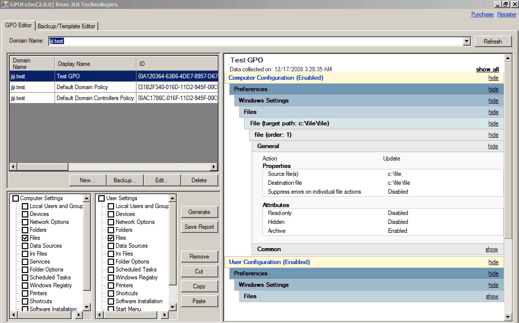 GPOExIm Manage Group Policy Objects 4sysops