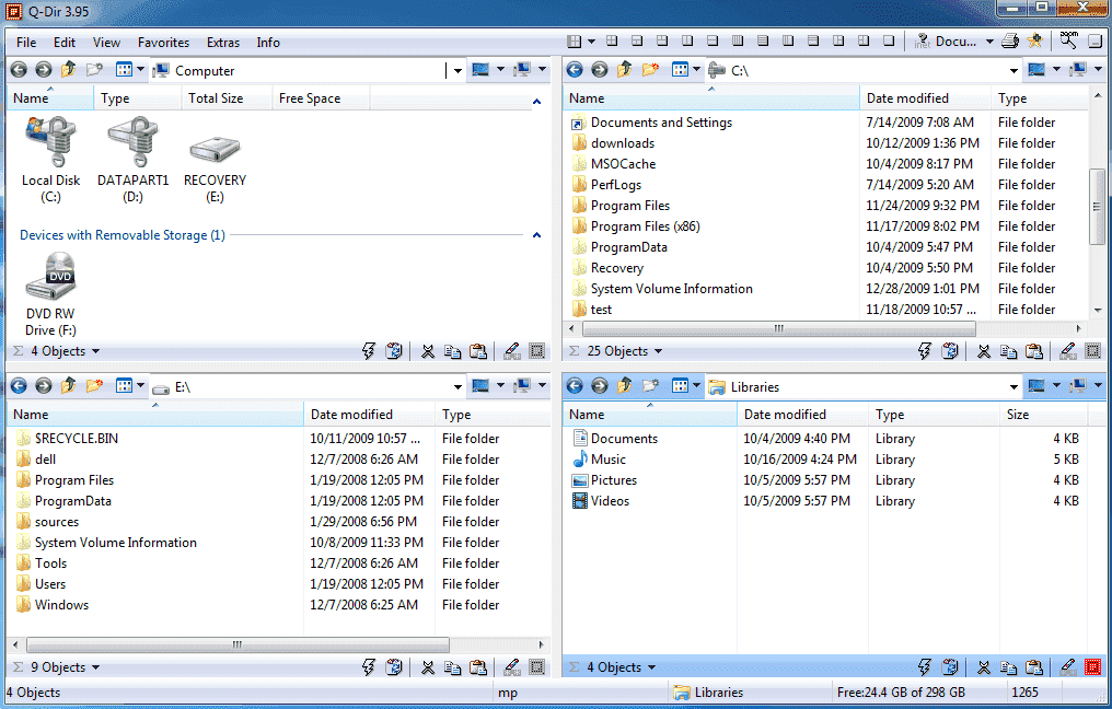 FREE QDir File manager with admin features 4sysops
