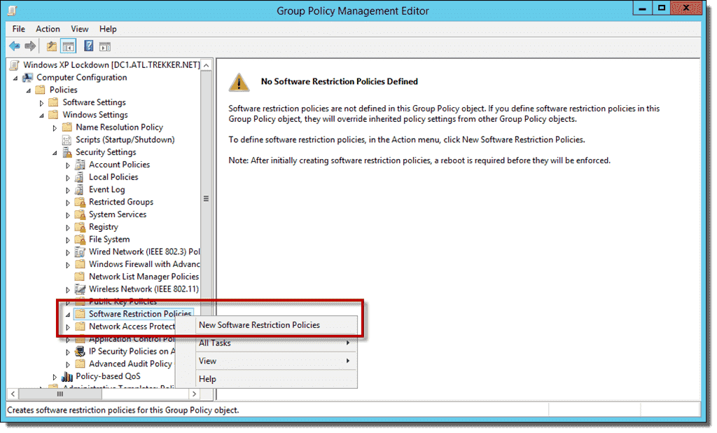 Troubleshoot and fix software restriction policies in Windows XP